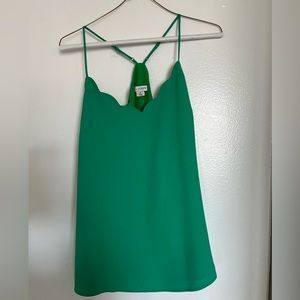 J Crew Scalloped Cami Top (totally new, never worn)